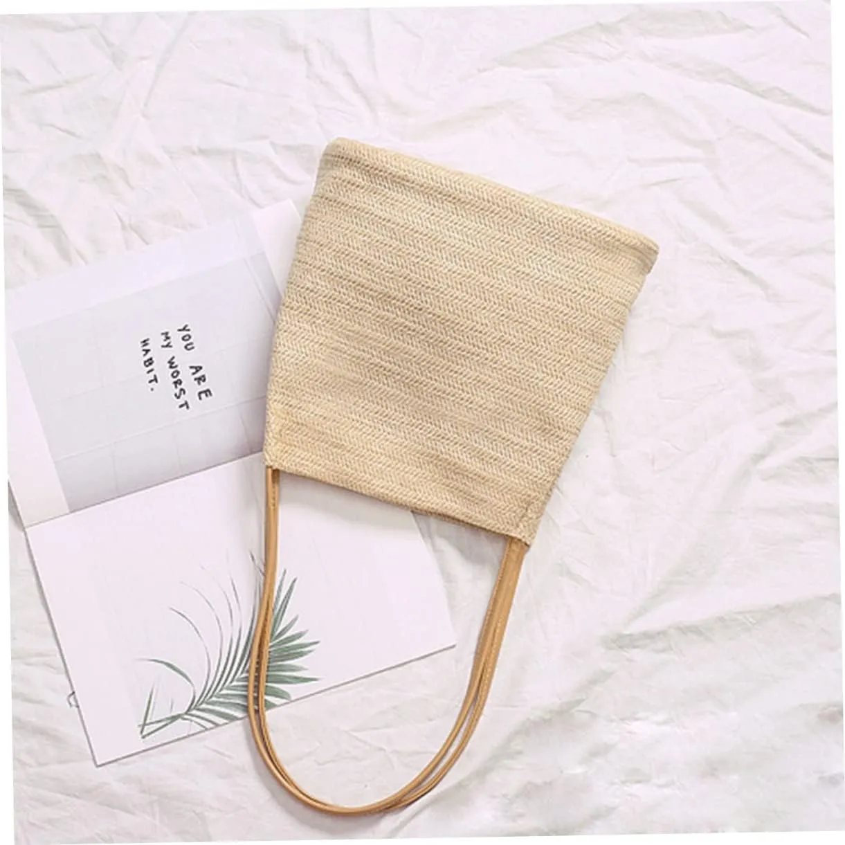 3pcs sling purses for women woven beach bag over the shoulder purses for women womens shoulder bags