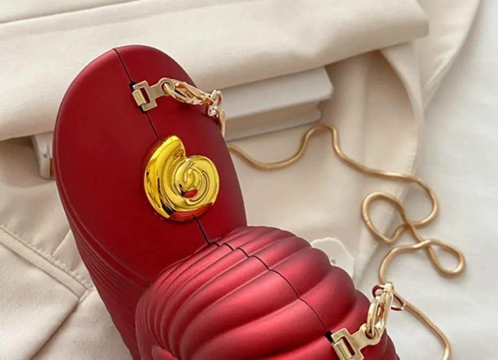 Acrylic Clutch Purse for Women Novelty Chain Strap Handbag Fashion Crossbody Evening Clutch Girl Cocktail Shoulder Bag