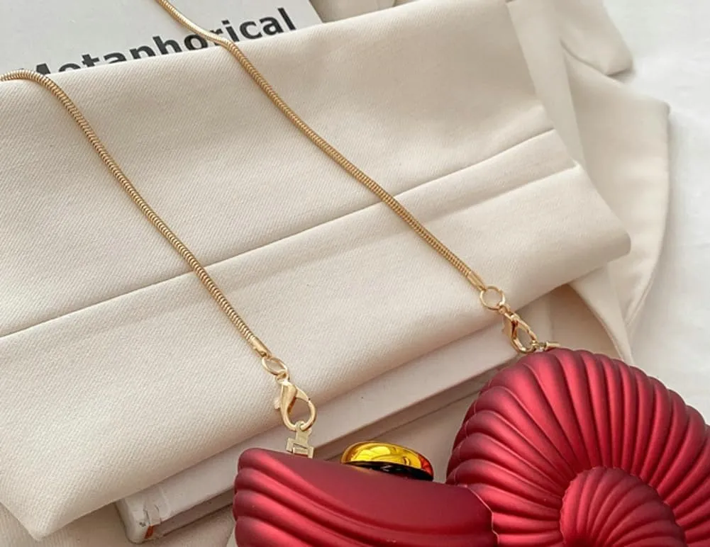 Acrylic Clutch Purse for Women Novelty Chain Strap Handbag Fashion Crossbody Evening Clutch Girl Cocktail Shoulder Bag