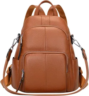 ALTOSY Soft Leather Backpack Purse For Women -theft Backpacks Versatile Shoulder Bag