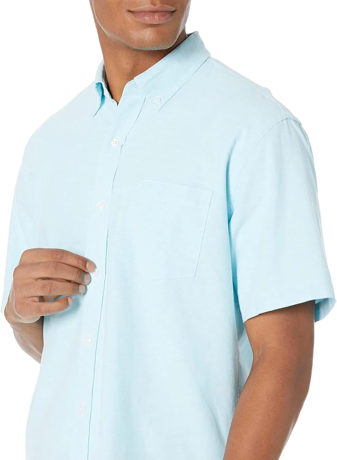 Amazon Essentials Oxford Shirts for Men - Regular-Fit, Short-Sleeve