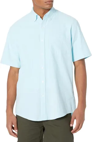 Amazon Essentials Oxford Shirts for Men - Regular-Fit, Short-Sleeve
