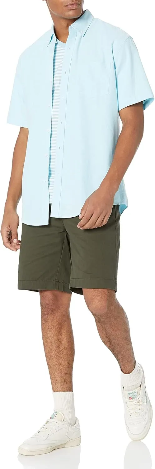 Amazon Essentials Oxford Shirts for Men - Regular-Fit, Short-Sleeve