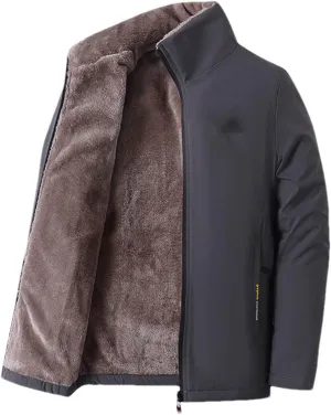 Autumn And Winter Cashmere Cotton-Padded Coat Men's Casual Loose Comfortable Warm Large Size Coat