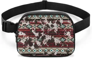 Azetc Waist Packs for Women Small Fanny Pack Purse Fashion Practical Waist Bag with Adjustable Strap for Women Cycling Travel Workout Running Workout Custom Photo Fanny Pack