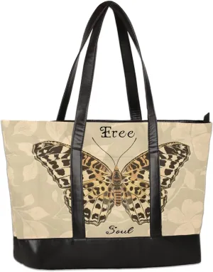 Canvas Laptop Tote Bag for Women Abstract Basketball Sports 15.6 Inch Large Capacity Computer Bag