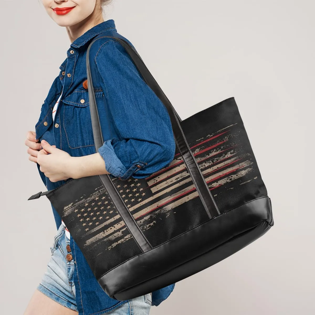 Canvas Laptop Tote Bag for Women Abstract Basketball Sports 15.6 Inch Large Capacity Computer Bag