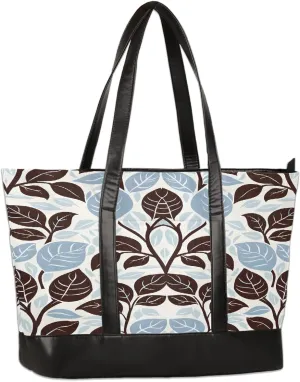 Canvas Laptop Tote Bag for Women Animal Eyes Cute 15.6 Inch Large Capacity Computer Bag