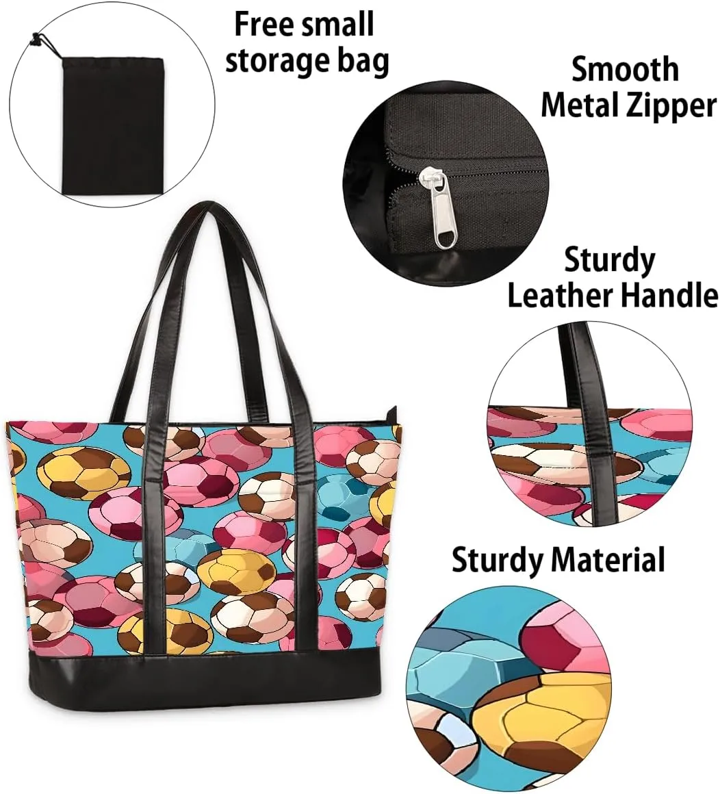 Canvas Laptop Tote Bag for Women Animal Eyes Cute 15.6 Inch Large Capacity Computer Bag