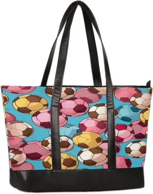 Canvas Laptop Tote Bag for Women Animal Eyes Cute 15.6 Inch Large Capacity Computer Bag