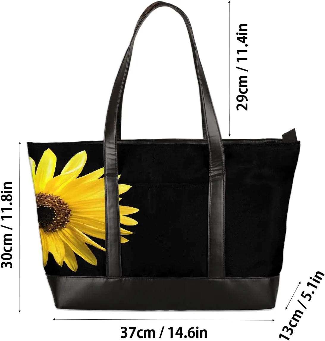 Canvas Laptop Tote Bag for Women Autism Line Design Girl 15.6 Inch Large Capacity Computer Bag