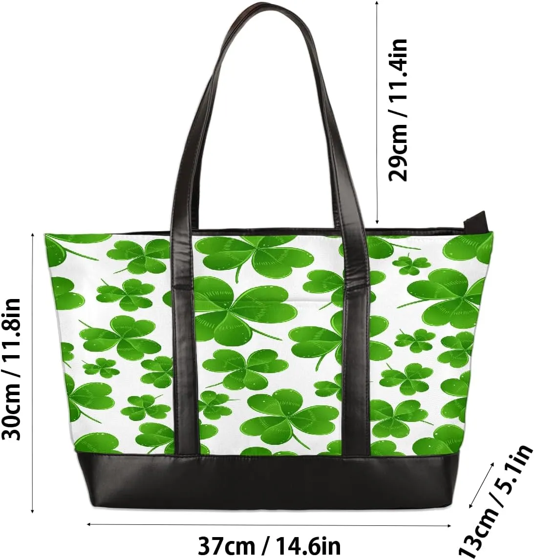Canvas Laptop Tote Bag for Women Avocado Cute Fruit Happy 15.6 Inch Large Capacity Computer Bag