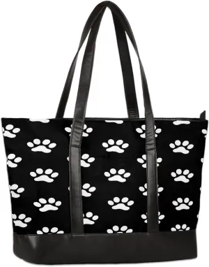 Canvas Laptop Tote Bag for Women Fruit Lemon Yellow Realistic 15.6 Inch Large Capacity Computer Bag