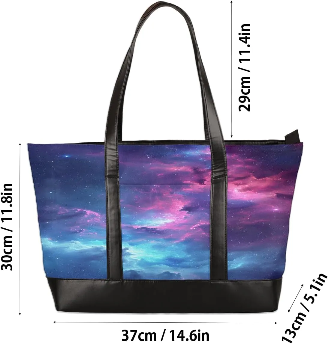Canvas Laptop Tote Bag for Women Fruit Lemon Yellow Realistic 15.6 Inch Large Capacity Computer Bag