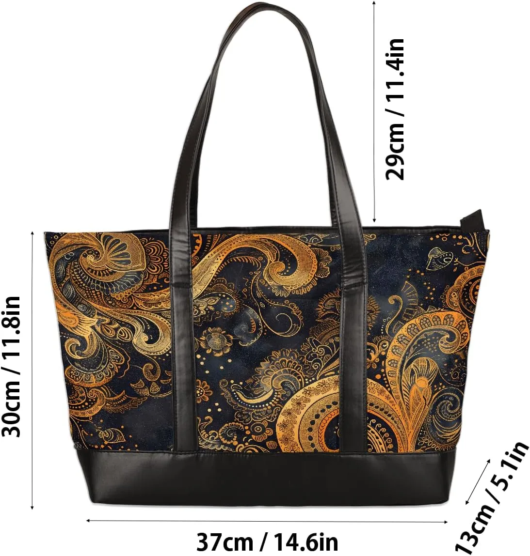 Canvas Laptop Tote Bag for Women Lines Stripes Colorful 15.6 Inch Large Capacity Computer Bag