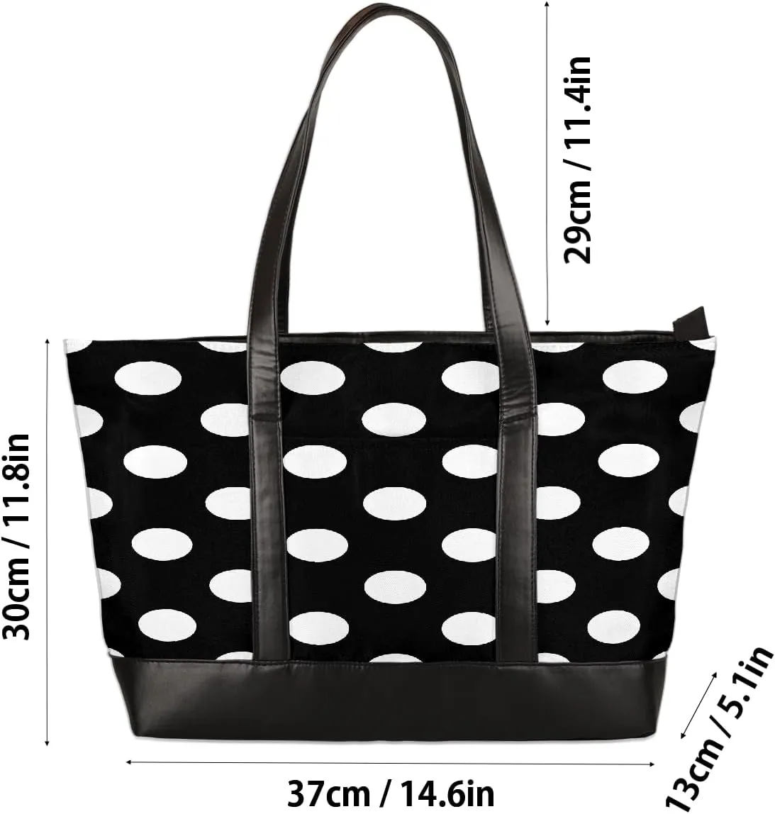 Canvas Laptop Tote Bag for Women Lines Stripes Colorful 15.6 Inch Large Capacity Computer Bag