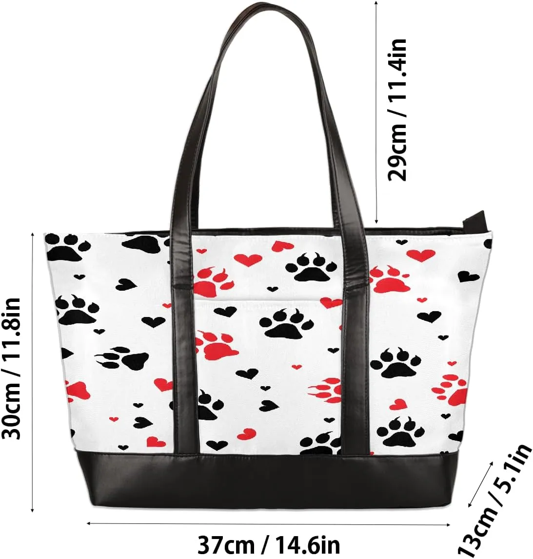 Canvas Laptop Tote Bag for Women Lines Stripes Colorful 15.6 Inch Large Capacity Computer Bag
