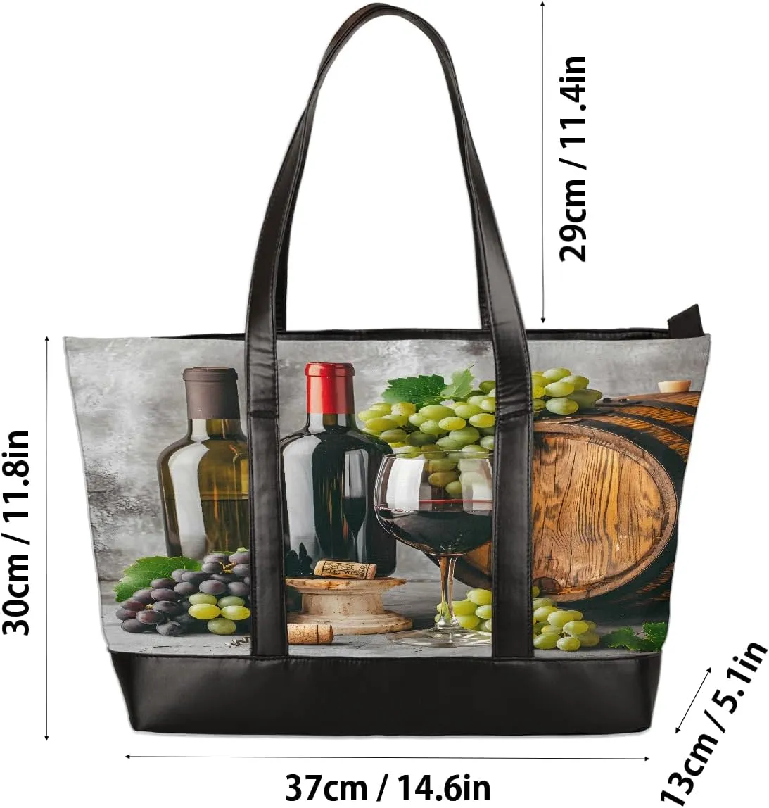 Canvas Laptop Tote Bag for Women Yellow Sunflower Butterfly 15.6 Inch Large Capacity Computer Bag