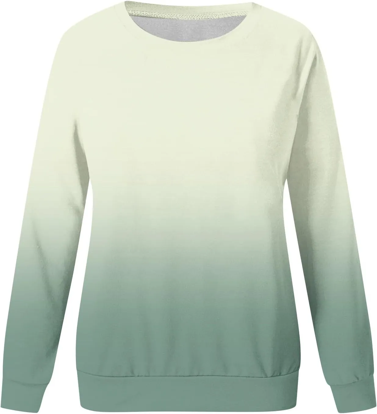 Ceboyel Long Sleeve Shirts for Women Crewneck Sweatshirt Pullover Casual Long Sleeve Tops Trendy Loose Fit Fall Clothing 2023