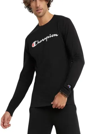 Champion Men's Classic Long Sleeve Soft, Comfortable T-Shirt (Regular or Big & Tall)