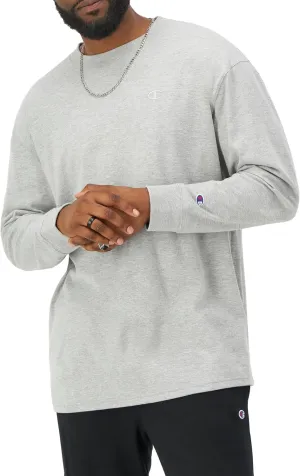 Champion Men's Classic Long Sleeve Soft, Comfortable T-Shirt (Regular or Big & Tall)