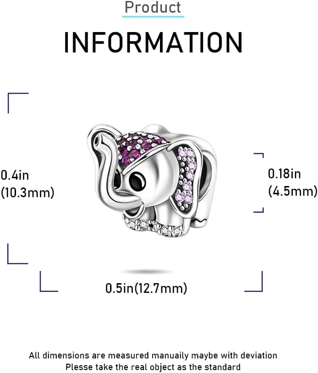 Charm 925 Sterling Silver Bead for Charm Bracelets and Necklaces, Birthday Mothers Day Jewelry Gifts Women Girls