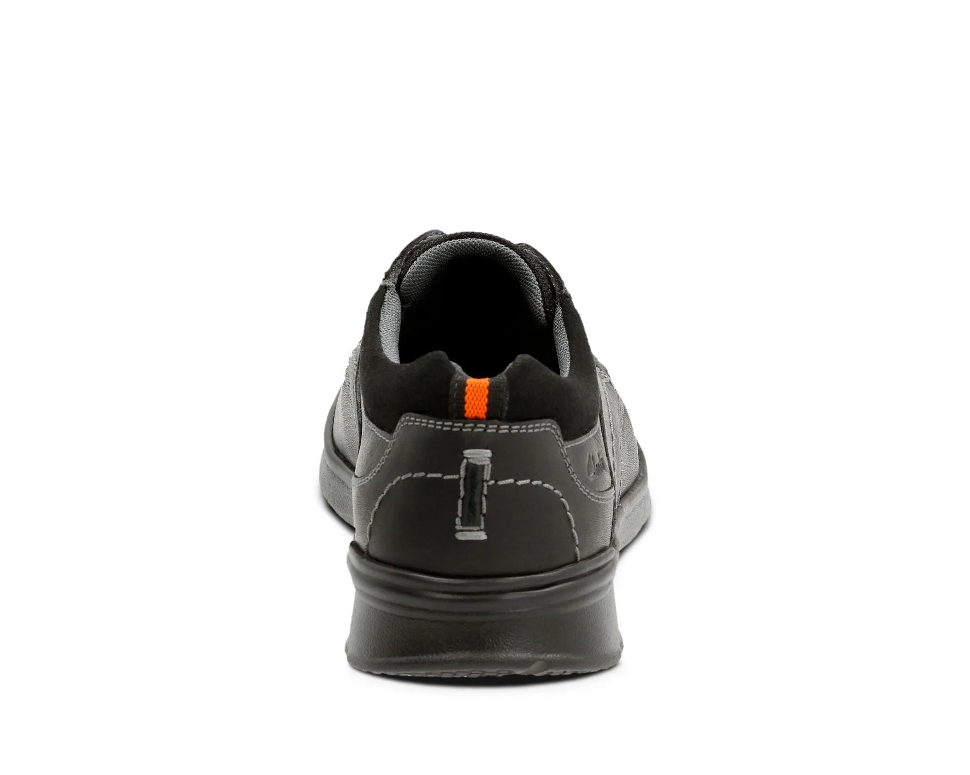 Clarks Cotrell Edge Black Oily Leather - Standard Width