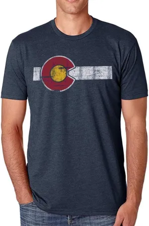 Classic Colorado Flag Navy T-Shirt