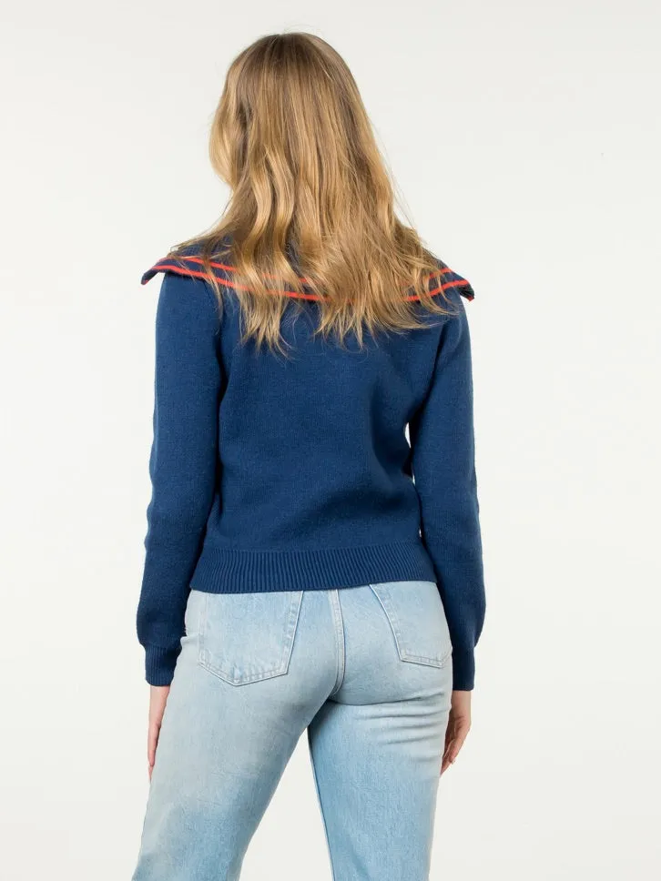 Collared Knit Sweater