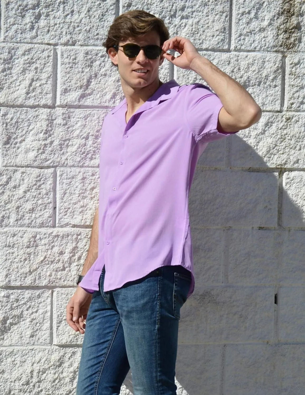 COOFANDY Mens Button Down Shirts Short Sleeve Casual Shirt Summer Beach Wedding Shirts