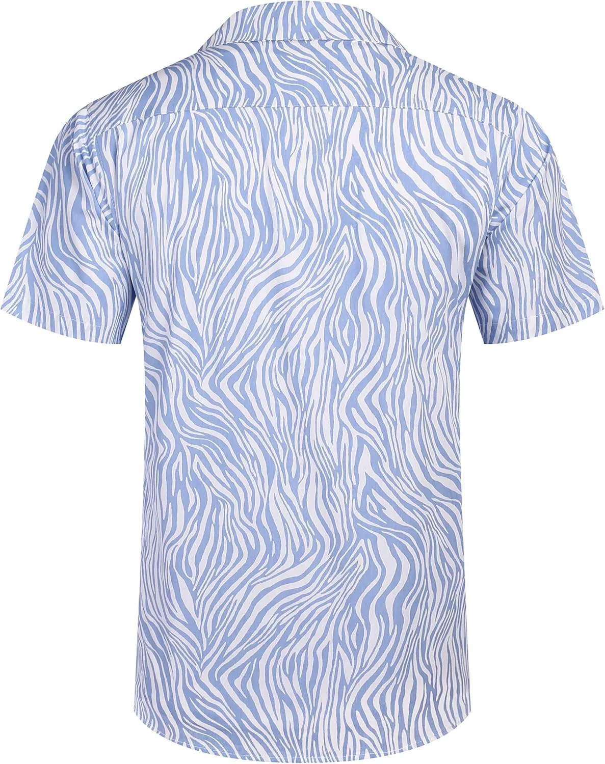 COOFANDY Men's Hawaiian Floral Shirts Cotton Linen Button Down Tropical Holiday Beach Shirts