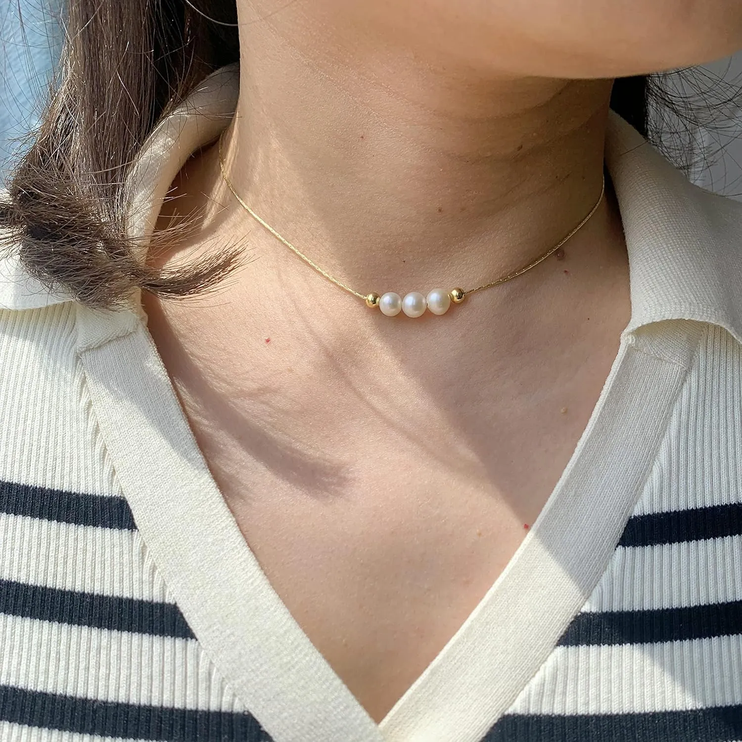Delicate Sterling Silver Chain Seed Bead necklaces Minimalist Beaded Necklace Boho MultiColor SeedBead necklace gift for her