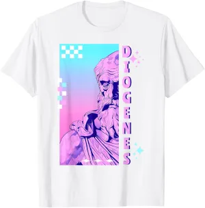 Diogenes Y2K Aesthetic Stoic Philosophy Funny Stoicism T-Shirt