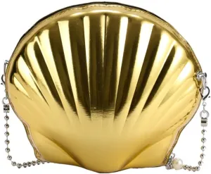 DJBM Women Cute Seashell Evening Clutch Handbag PU Leather Fashion Chic Crossbody Bag for Wedding Dress