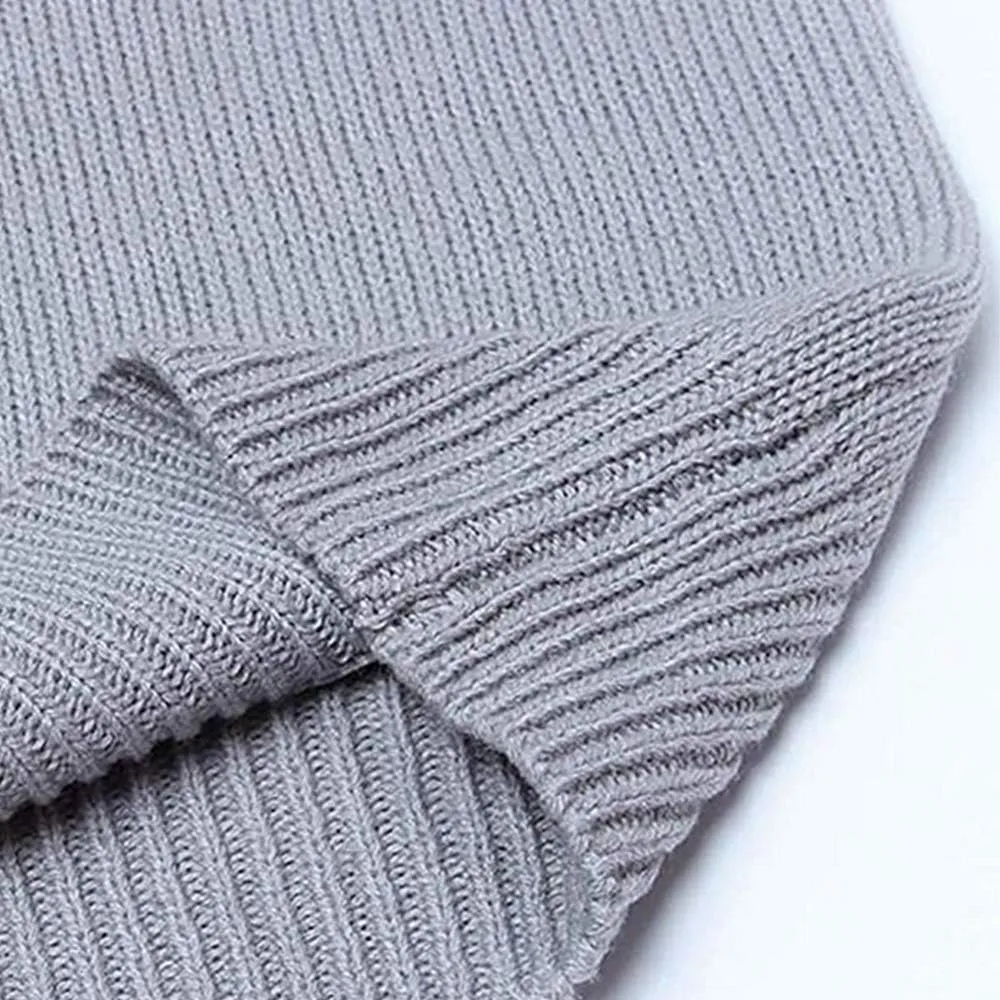 Elegantcharm EC Women's Pullover Sweaters Knitted Long Sleeve Crewneck Heart Patchwork Jumper Cozy Tops