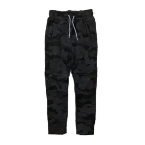 Empire Cargo Style Sweatpants | Black Camo | Appaman