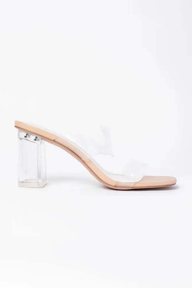Evelyn Clear Heels SALE