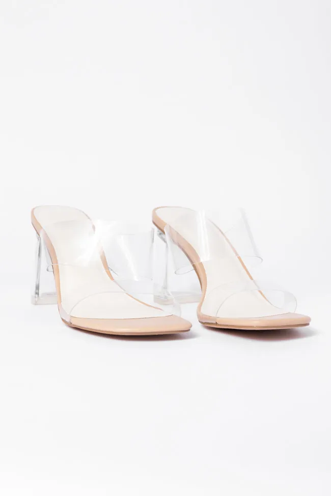 Evelyn Clear Heels SALE