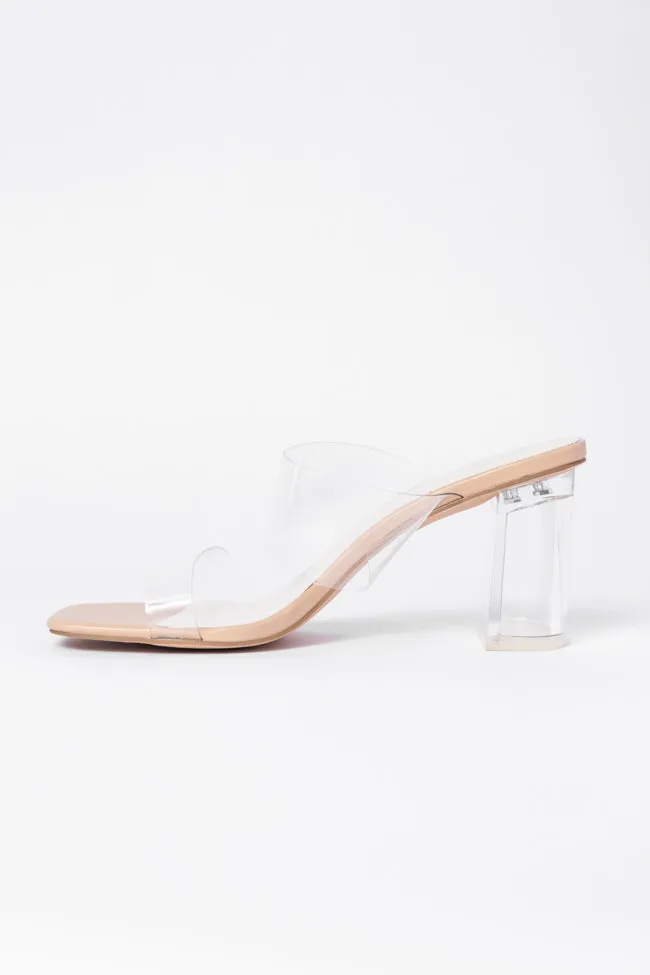 Evelyn Clear Heels SALE