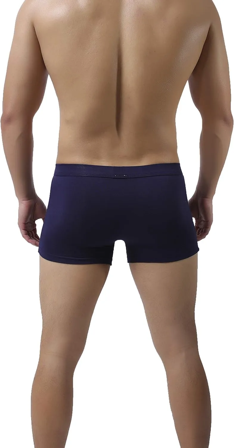 eywlwaar Men's Bulge Boxer Briefs Modal Comfort Separate Pouch Trunks Underwear