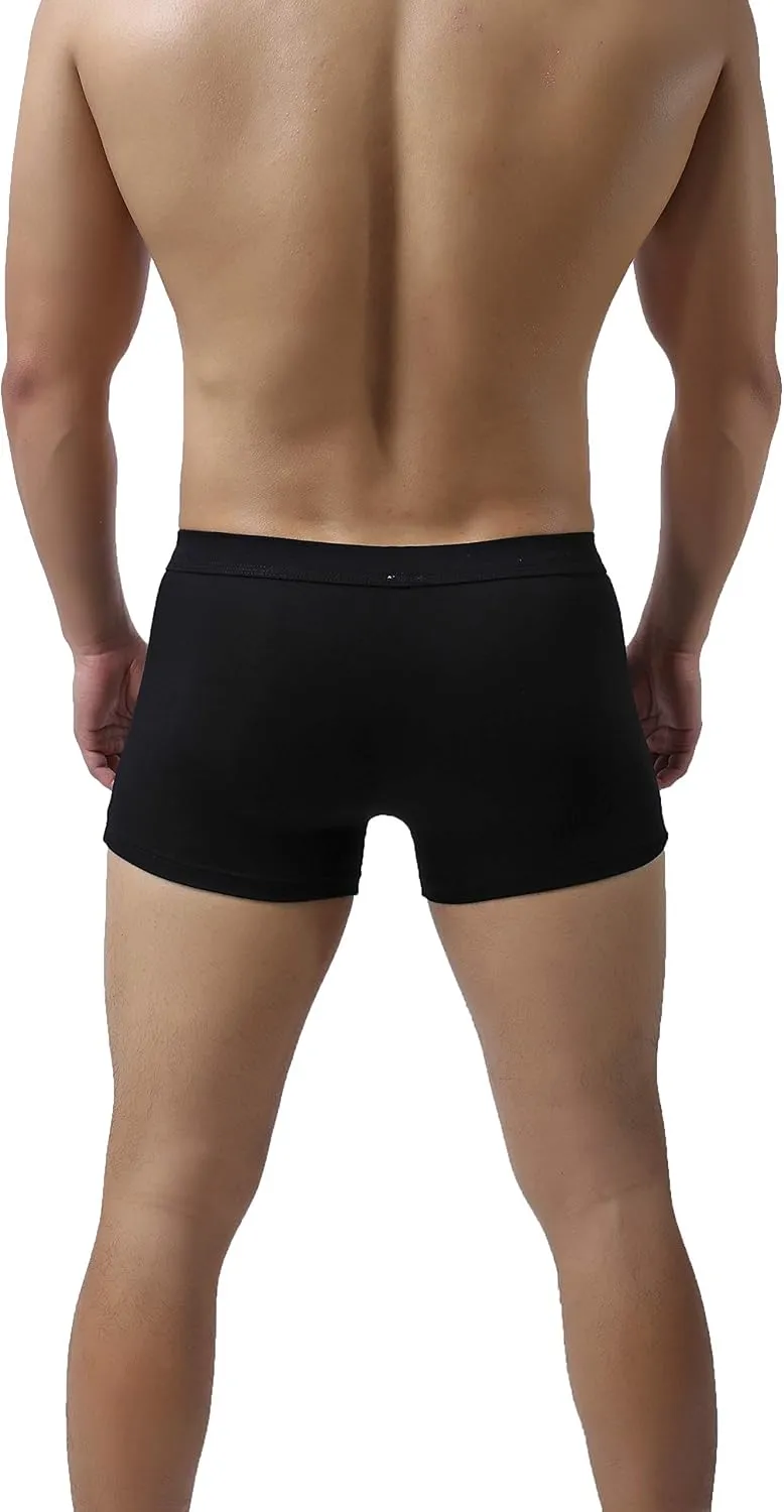 eywlwaar Men's Bulge Boxer Briefs Modal Comfort Separate Pouch Trunks Underwear