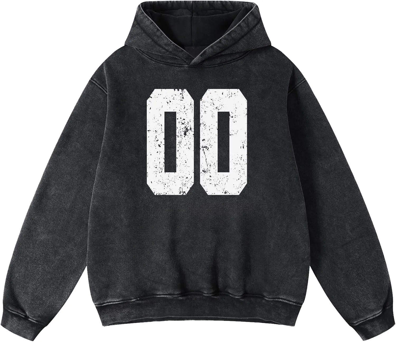 FAIABLE Oversized Hoodies for Women Acid Washed Graphic Women's Fashion Hoodies Sweatshirts Y2k Sweater Preppy for College