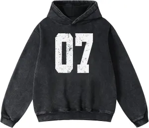 FAIABLE Oversized Hoodies for Women Acid Washed Graphic Women's Fashion Hoodies Sweatshirts Y2k Sweater Preppy for College