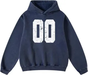 FAIABLE Oversized Hoodies for Women Acid Washed Graphic Women's Fashion Hoodies Sweatshirts Y2k Sweater Preppy for College