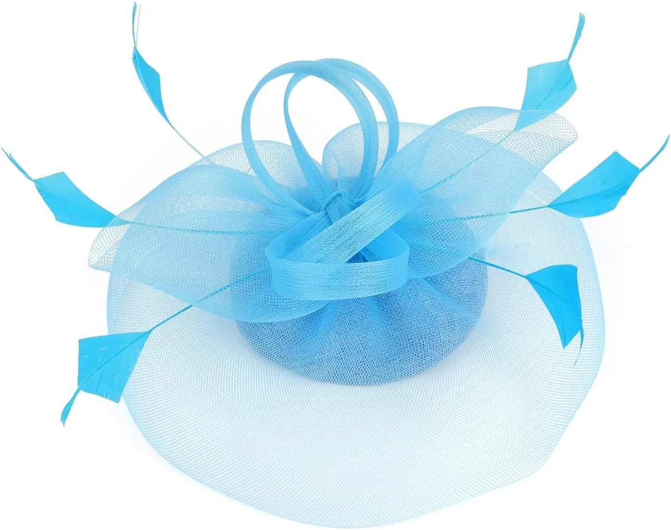 Fascinator Hair Clip Fascinator Tea Parties Headband Derby Pillbox Hat Women Fascinator Hair Clip