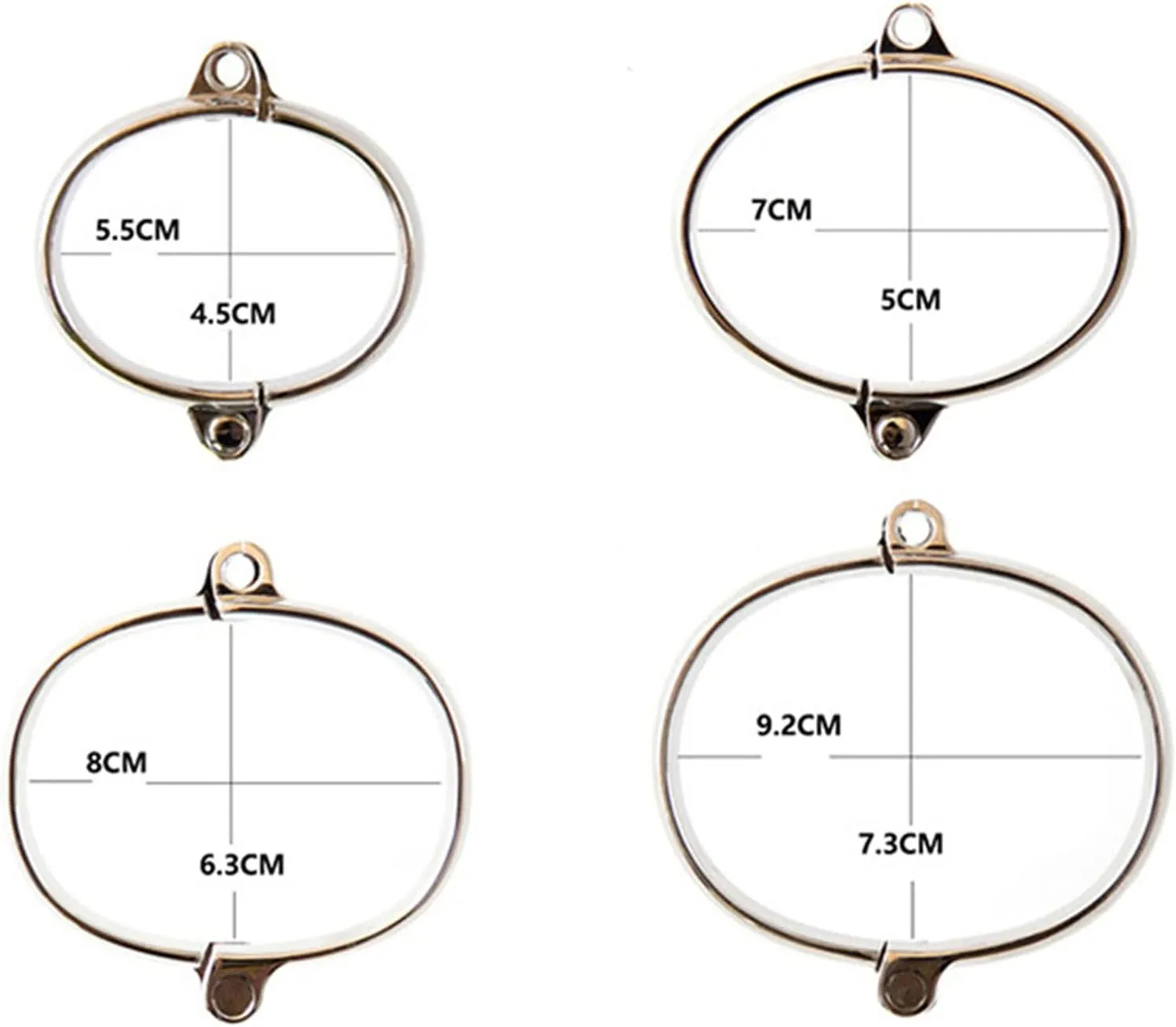 Fashion Alloy Bangles & Ankle Bracelet Connect Chain Kits - The Ultimate Lockable Cosplay Cuffs for Your Costume Accessory
