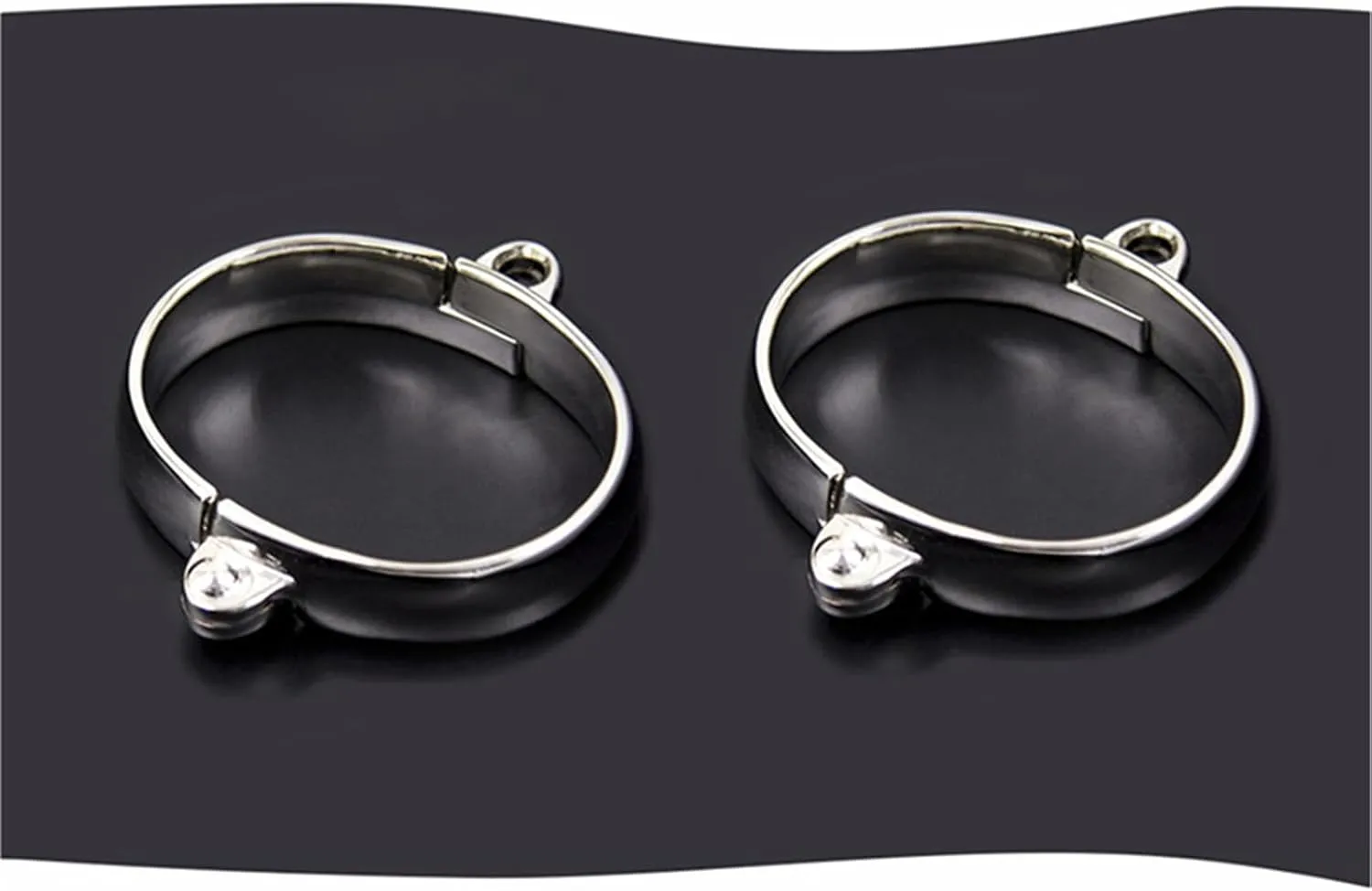 Fashion Alloy Bangles & Lockable Ankle Bracelet Kits - Cosplay Cuffs Bar Costume Accessory, Connect Your Style Chain Today