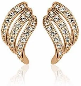 Fashion Jewelry - 18K Rose Gold Plated Stud Earrings