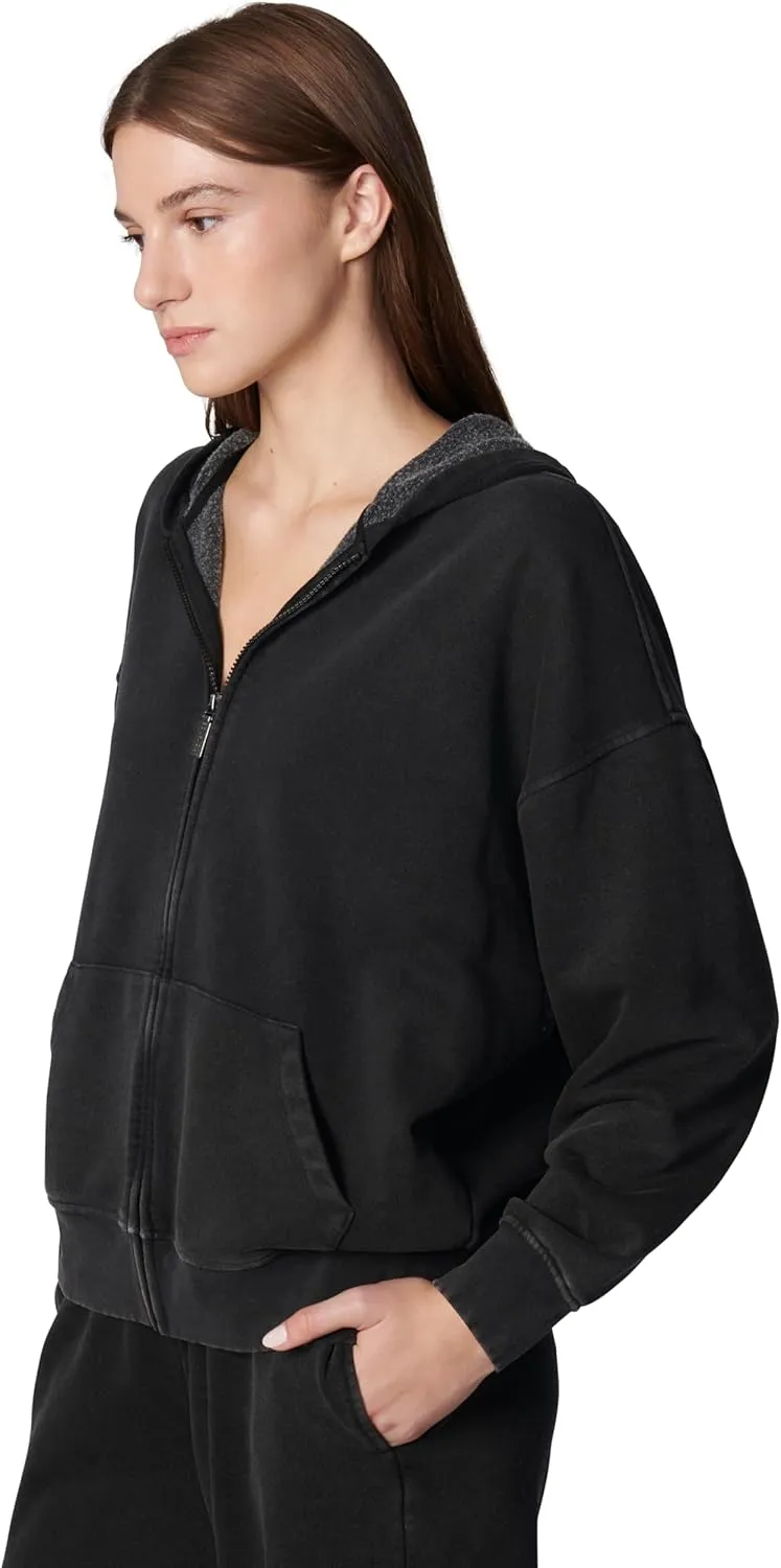 florence by mills Women's Cozy Crush Slouchy Sleeve Oversized Zip Hoodie