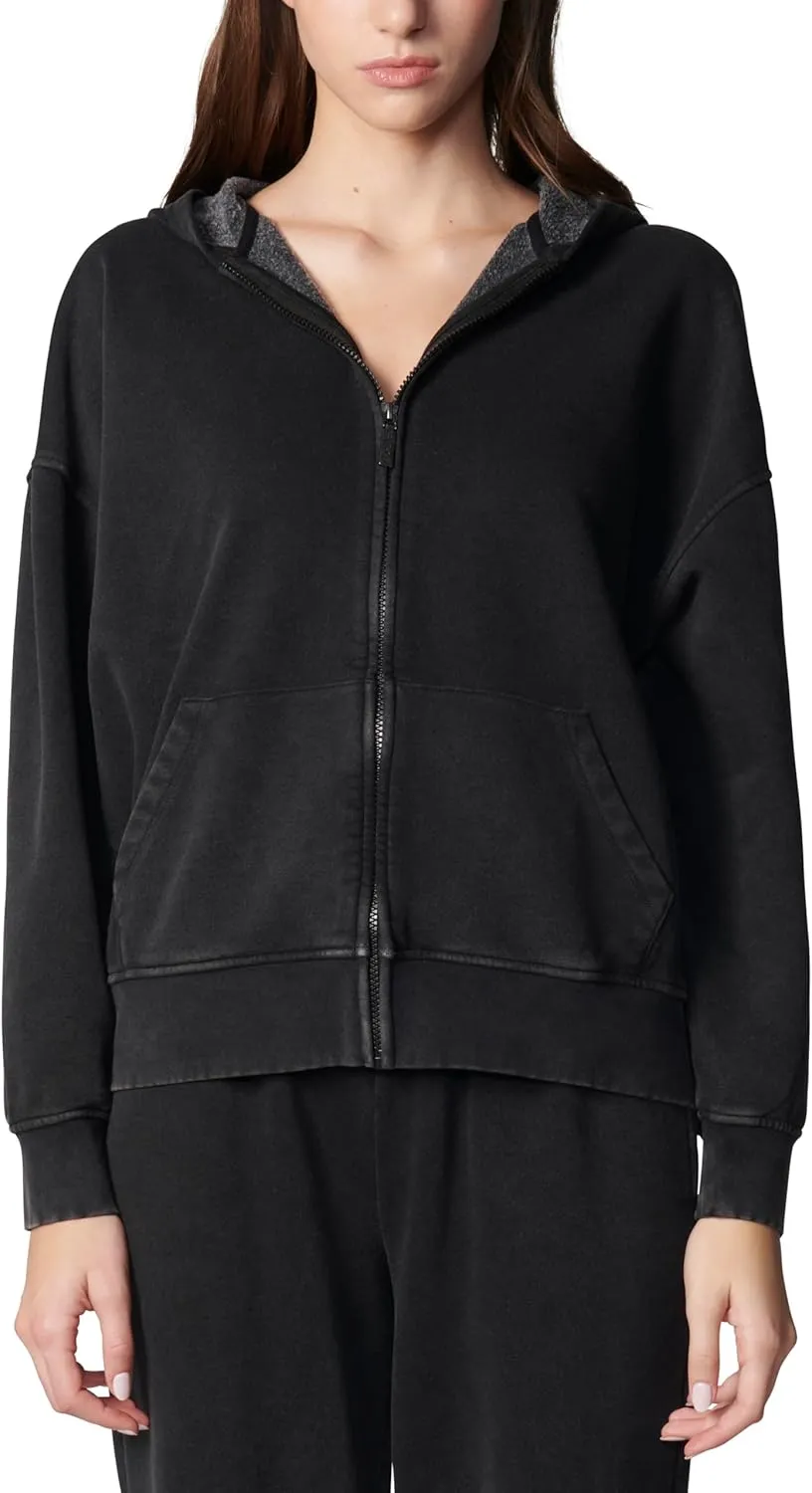 florence by mills Women's Cozy Crush Slouchy Sleeve Oversized Zip Hoodie